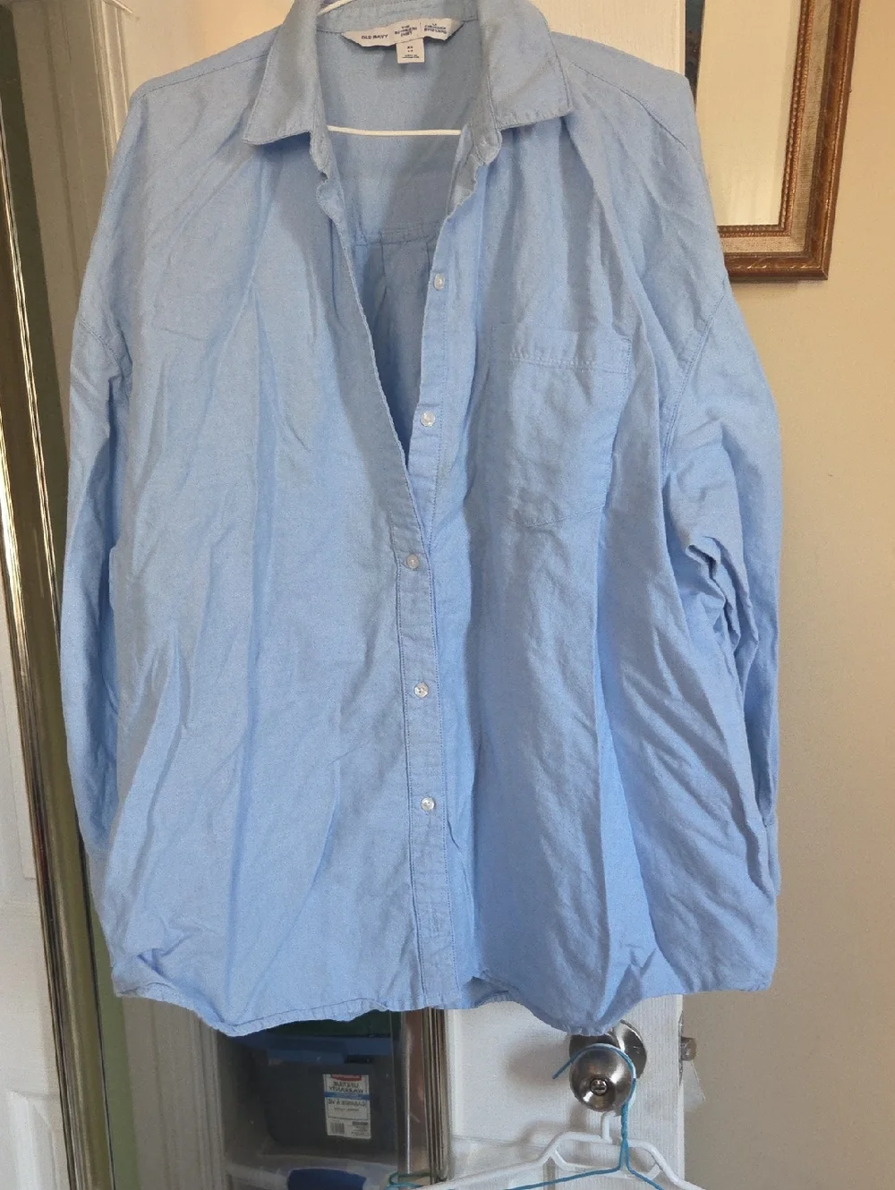 Old Navy Light Blue Button-Down Shirt - Picture 1 of 4